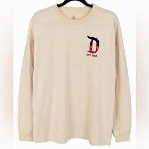 Classic Cream Long-Sleeve Graphic Tee